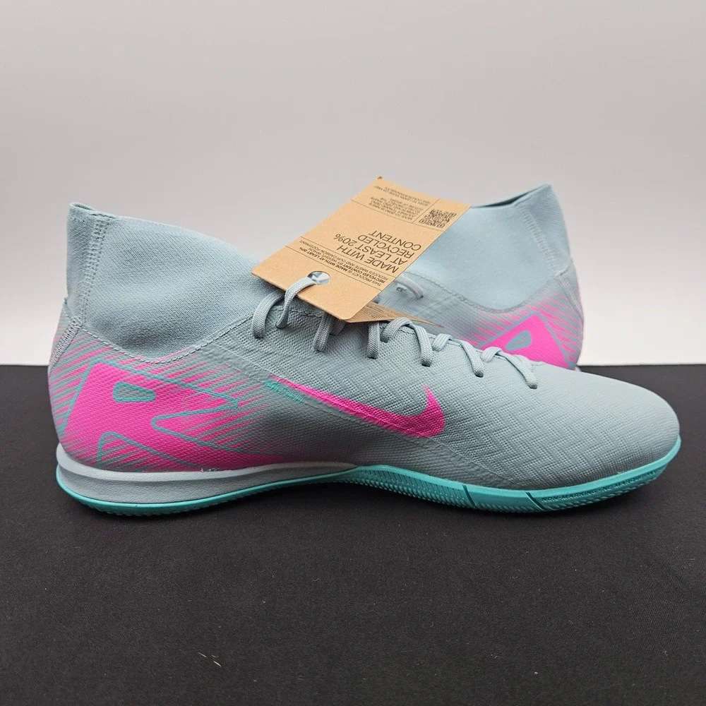 Nike Mercurial Superfly 9 Academy IC Indoor Soccer Shoes Mens Sz 11.5 FQ8332-301